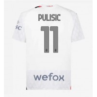 Koszulka piłkarska AC Milan Christian Pulisic #11 Strój wyjazdowy 2023-24 tanio Krótki Rękaw